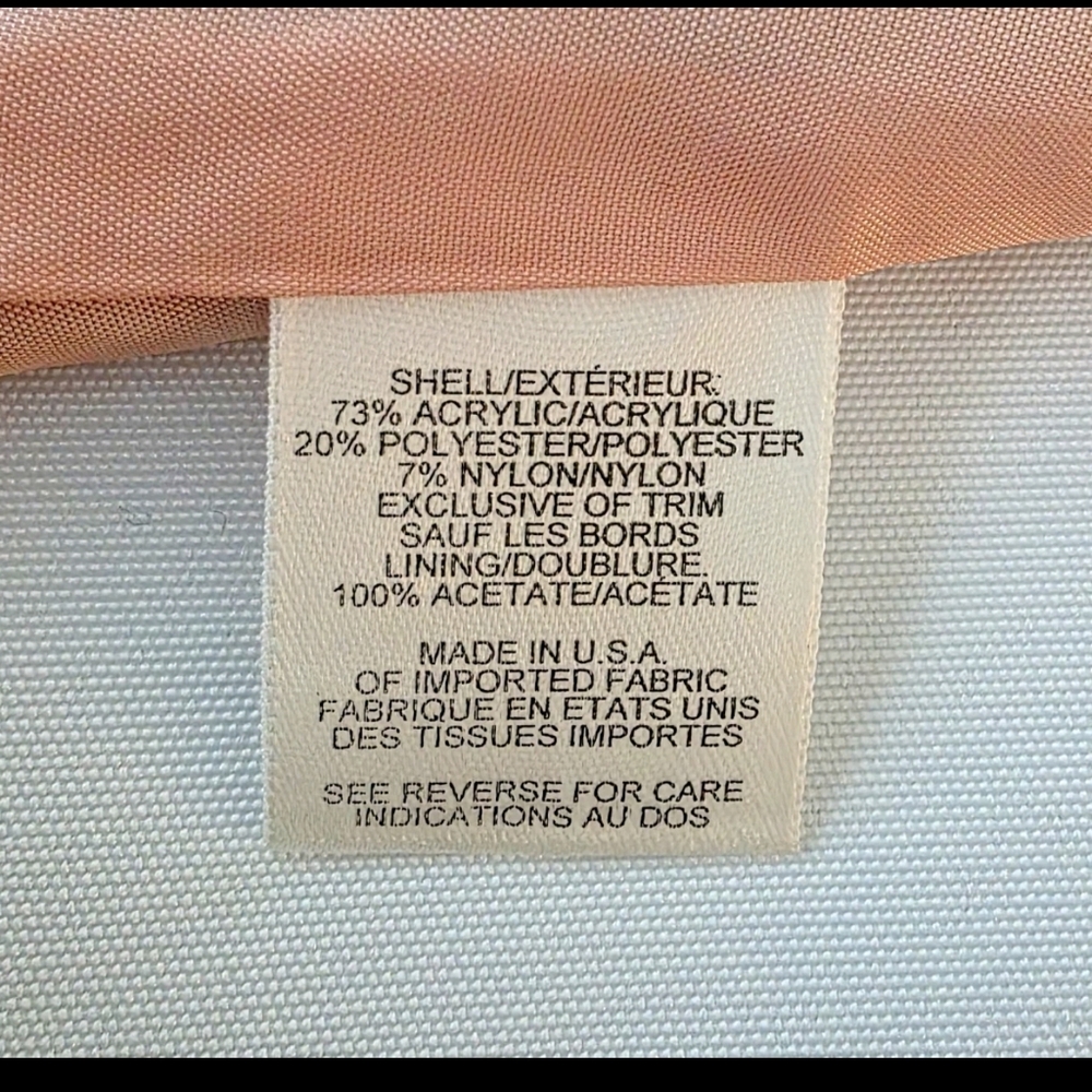 Talbots Tweed Sleeveless Sheath Dress Pink Womens 18W Plus Size Preppy Career - Picture 9 of 13